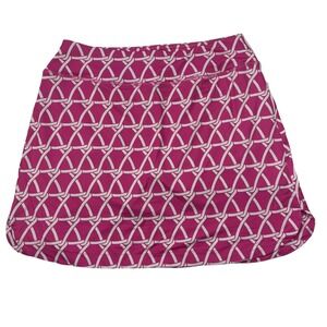Gottex Women's M Medium Golf Tennis Skort Skirt Geometric Print Stretch NEW NWT